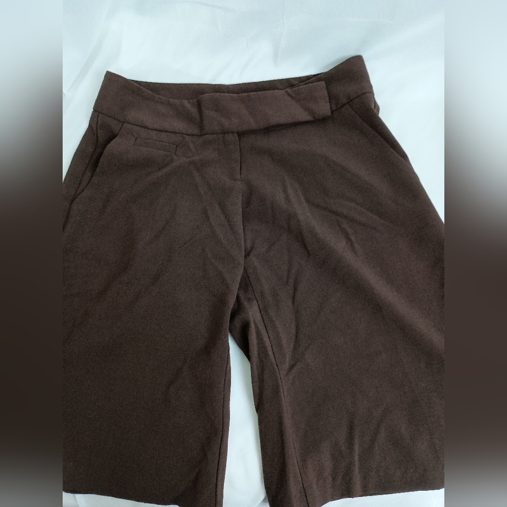 2/$30 STOOSH Classic Brown‎ Bermuda Summer Dressy Shorts (#1,414)